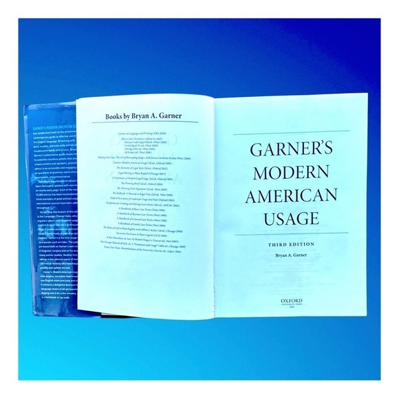 “Garner's Modern American Usage” by Bryan A. Garner. Hardcover - Picture 4 of 9